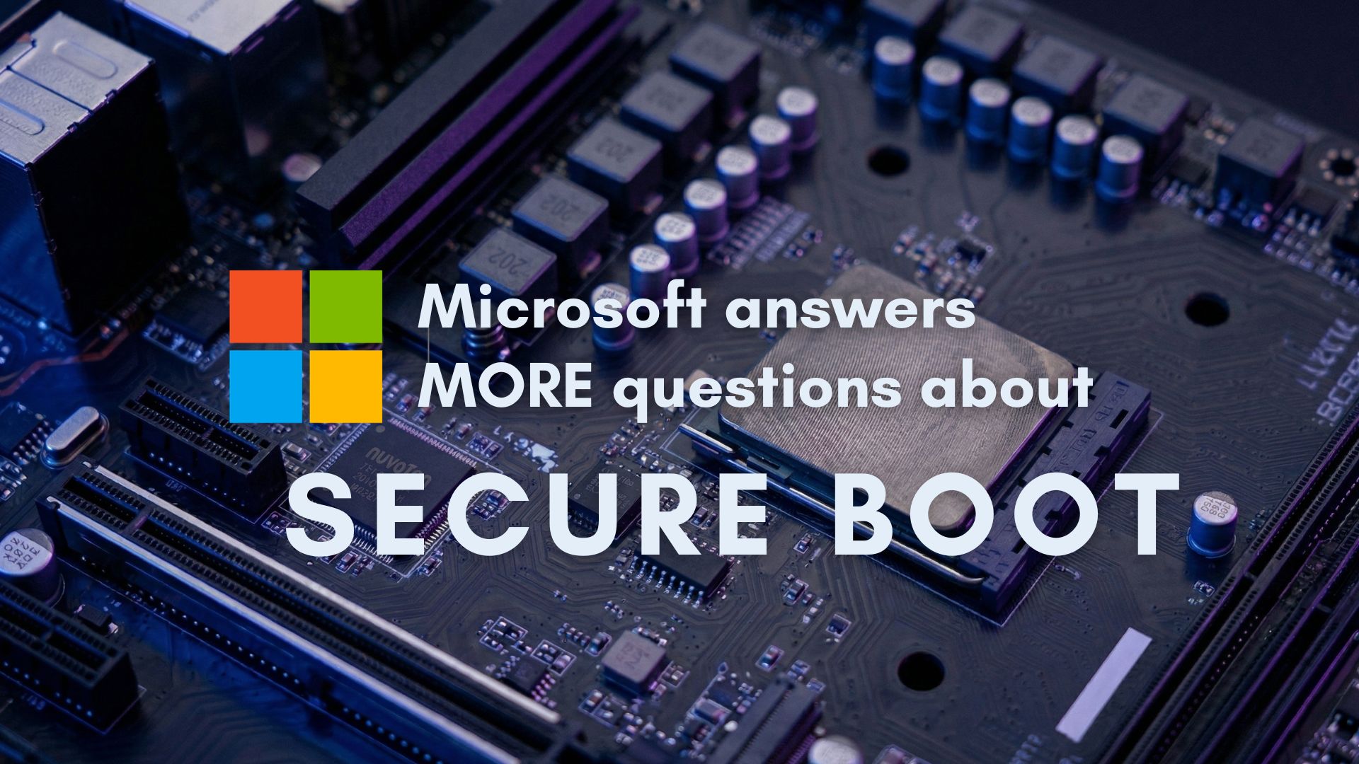 Windows 11 Secure Boot 마감일이 다가오면서 Microsoft가 해야 할 일을 답변합니다
