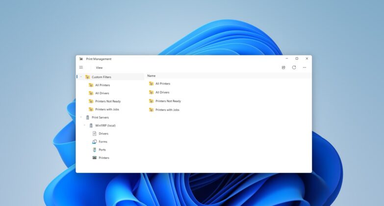Nouvel outil de gestion des impressions basé sur WinUI