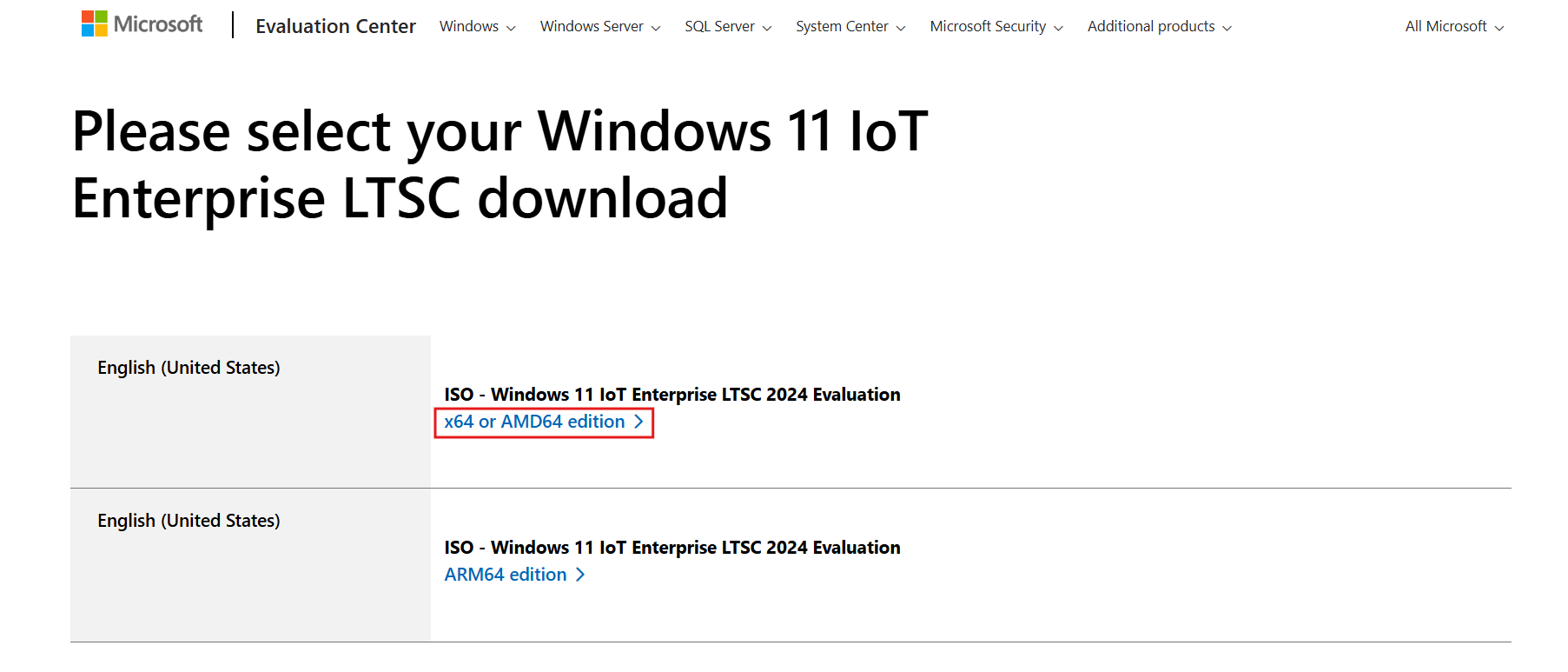 Windows 11 IoT Enterprise LTSC 다운로드