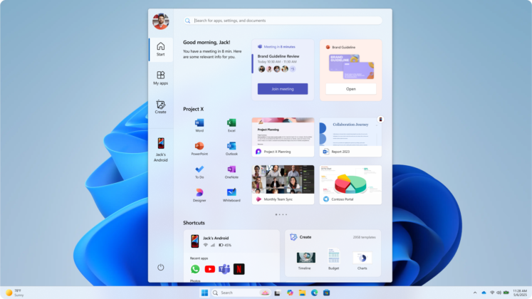 Start menu prototype #3 by MS