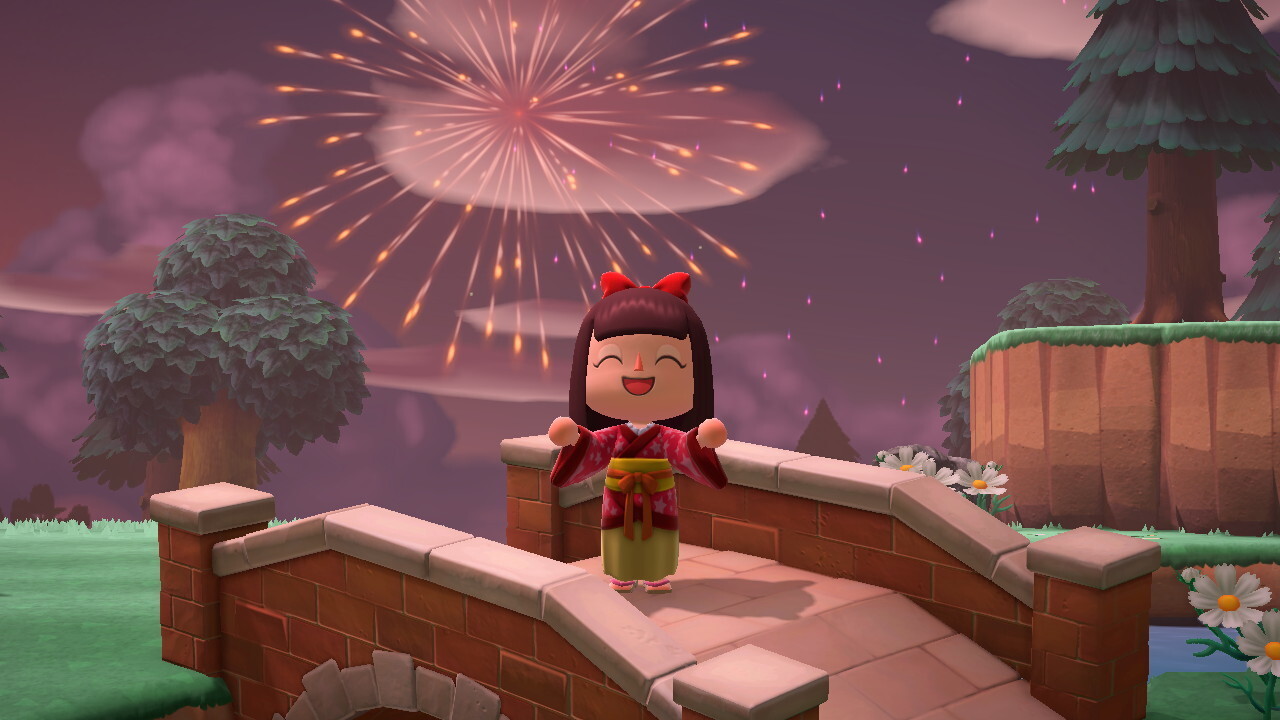 New Year’s Eve in Animal Crossing: New Horizons