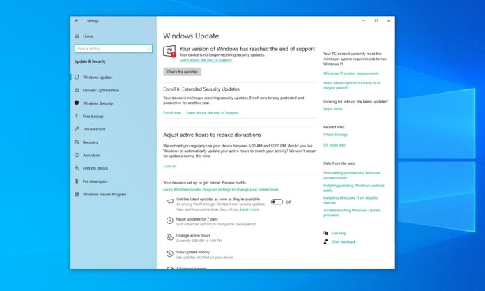 Windows 10 KB5071959 update