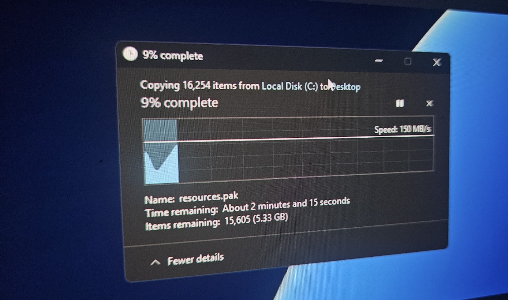 Windows 11 dark theme dialog support
