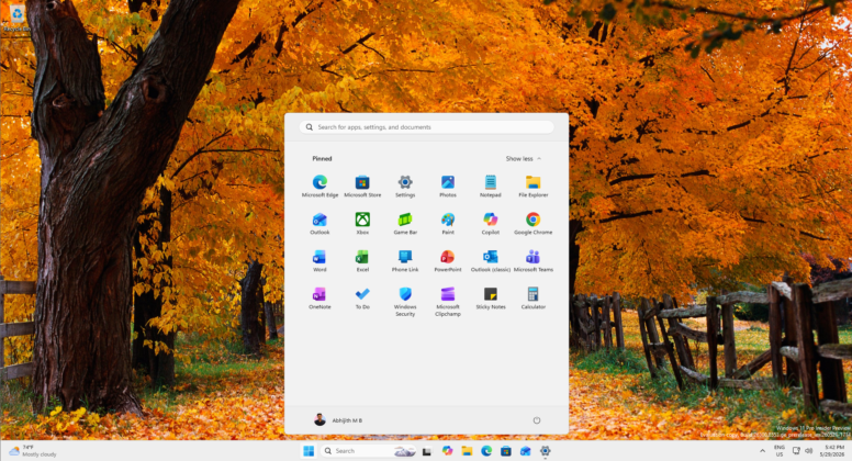 Start menu displaying only pinned apps