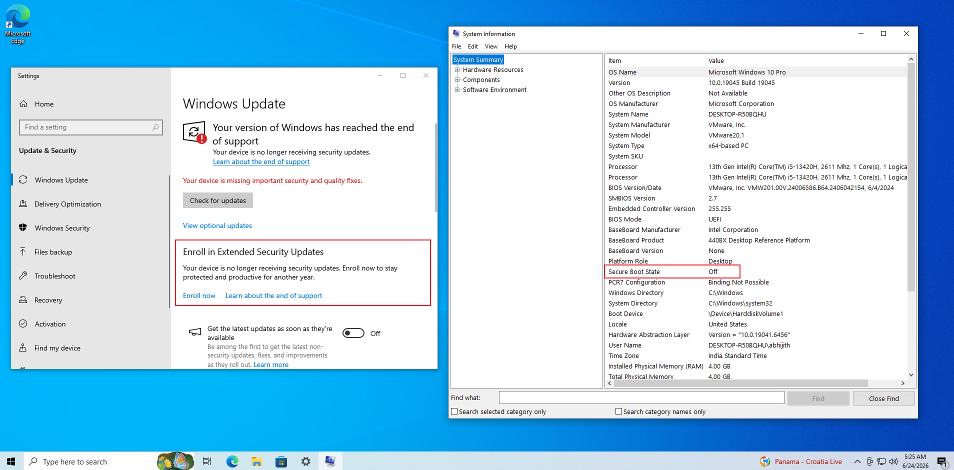 Komputer z Windows 10 bez zapisania do Extended Security Updates nie otrzyma certyfikatu Secure Boot