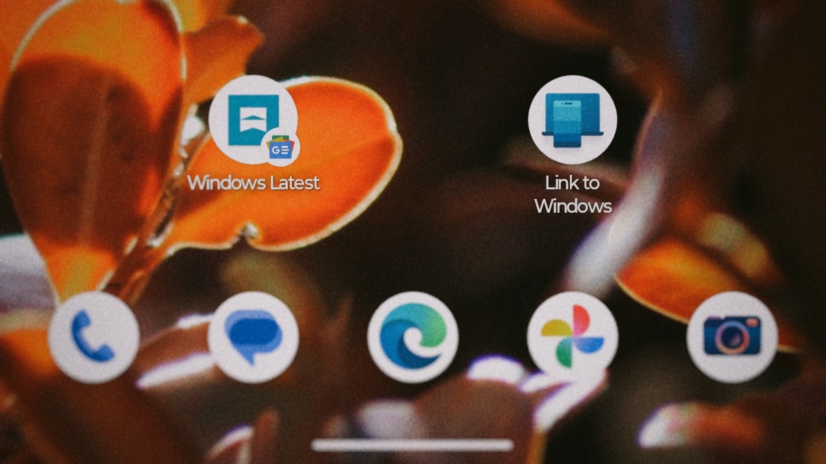 Application Link to Windows installée sur un téléphone Android