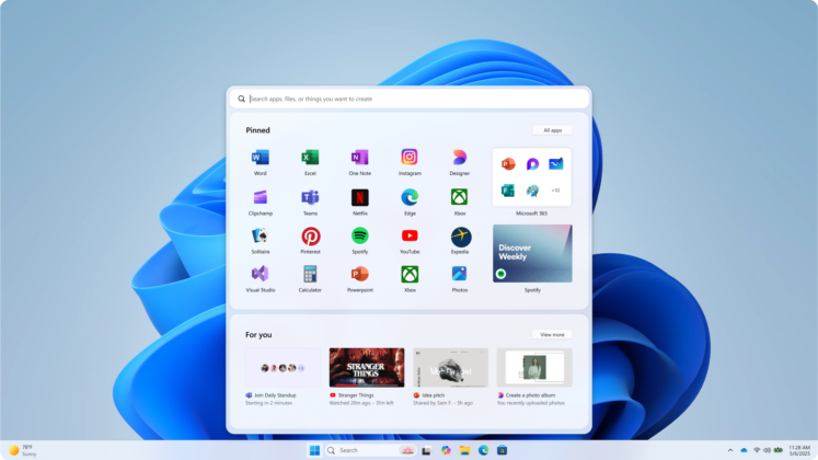 Start menu prototype #2 by MS