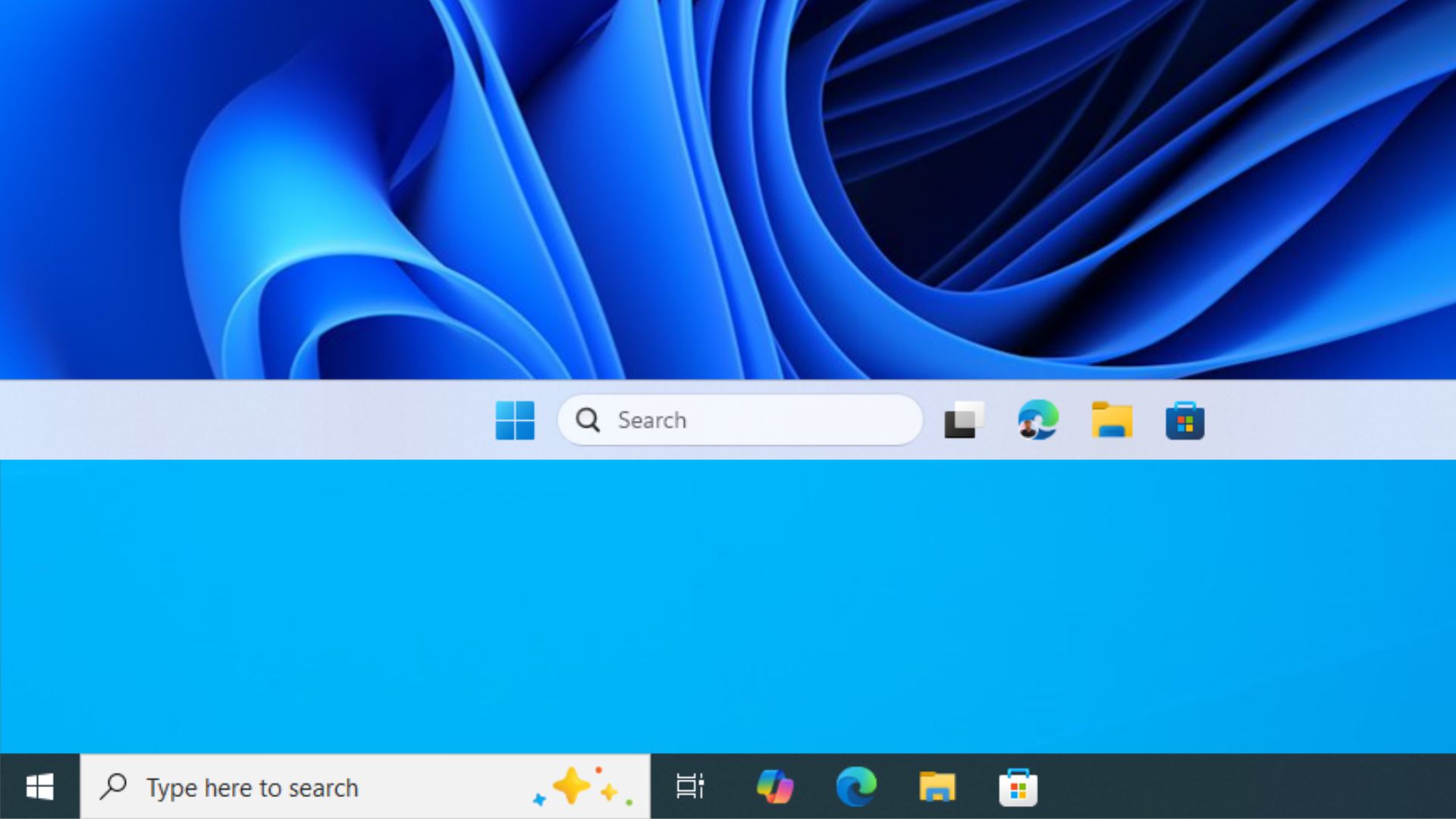 Porównanie pasków zadań Windows 11 i Windows 10