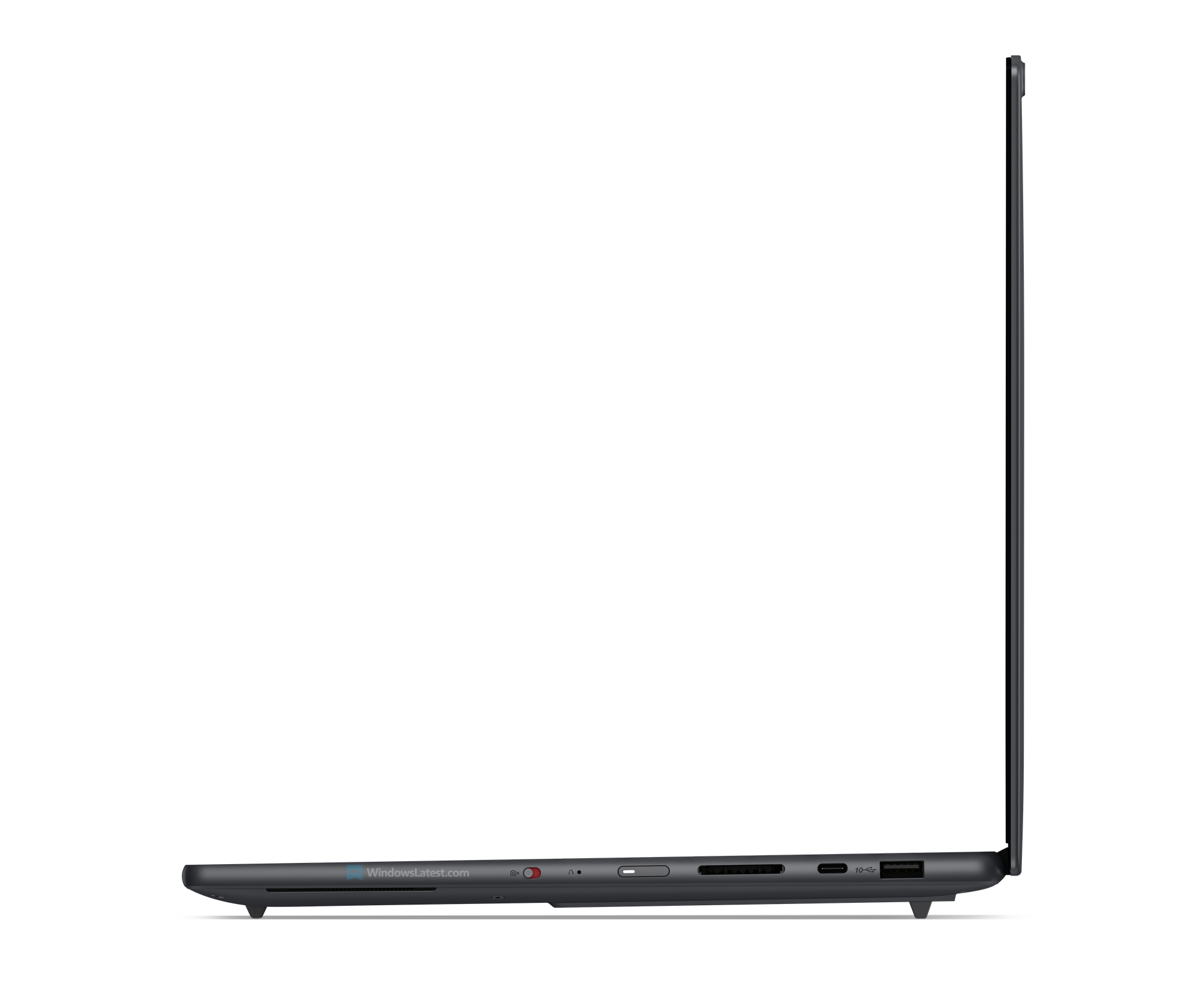 Puertos del lado derecho del Lenovo Yoga Pro 9n