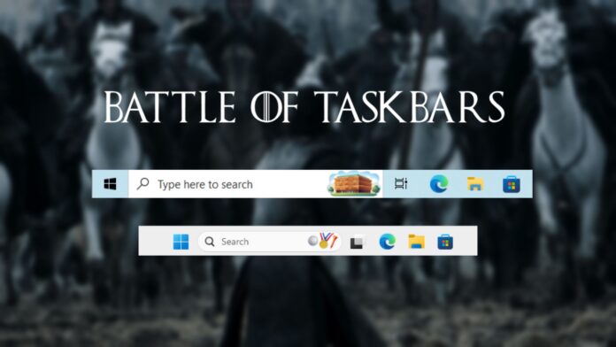 Windows 11 또는 Windows 10, 더 나은 작업 표시줄은 무엇일까요?