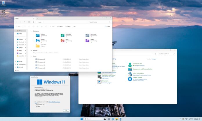 Windows 11 design modernization