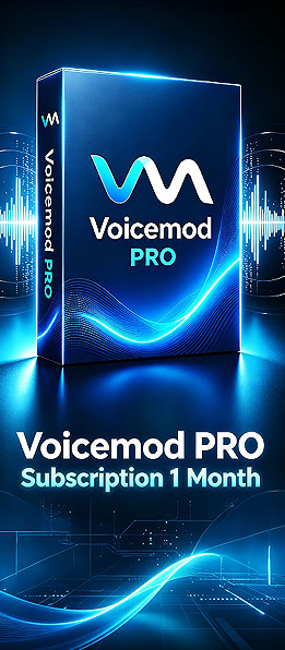 Official Voicemod PRO Subscription 1 Month CD Key Global