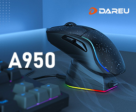 Official Dareu A950 Tri-mode Connection Gaming Mouse