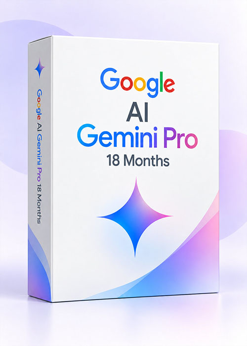 whokeys, Google AI Gemini Pro 18 Months Top-Up
