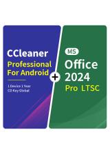 whokeys.com, CCleaner Professional For Android 1 Device 1 Year CD Key Global+MS Office2024 Pro LTSC  Pack