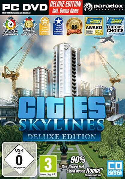 what comes with cities skylines deluxe edition