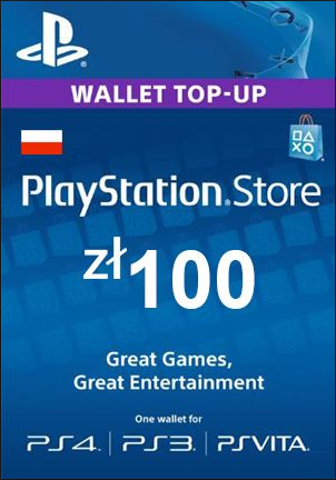 Play Station Network 100 PLN PL