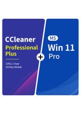 Official CCleaner Professional Plus 3 PCs 1 Year CD Key Global+MS Win 11 Pro  Pack