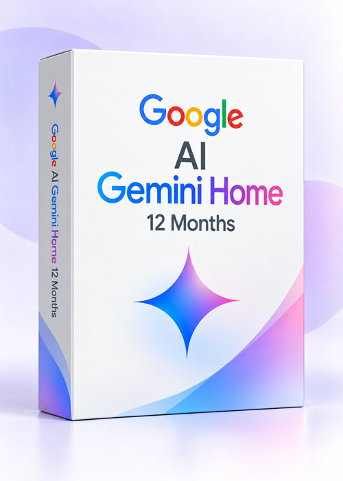 Google AI Gemini Home 12 Months (Family Share)