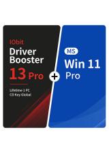 Official IObit Driver Booster 13 Pro Lifetime 1 PC CD Key Global+MS Win 11 Pro  Pack