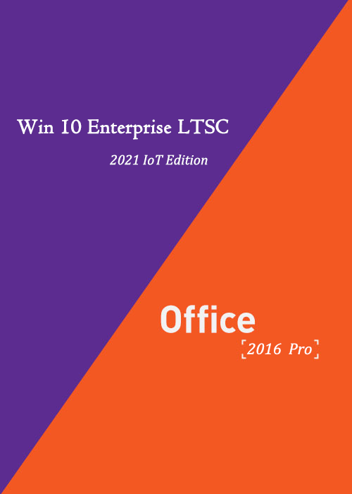 MS Win 10 Enterprise LTSC 2021 IoT Edition +MS Office2016 Professional Plus CD Keys Pack
