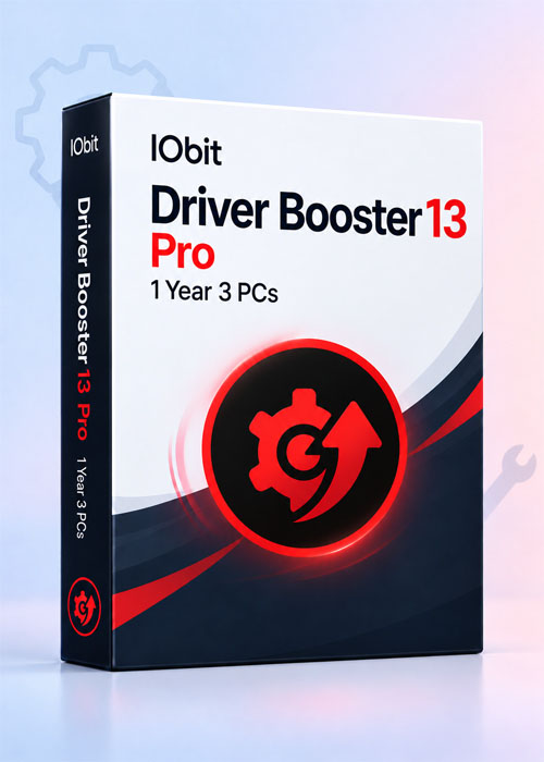 IObit Driver Booster 13 Pro 1 Year 3 PCs CD Key Global
