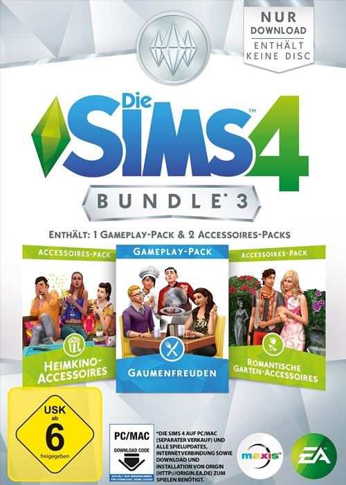 The Sims 4 Bundle Pack 3 DLC ORIGIN CD KEY GLOBAL