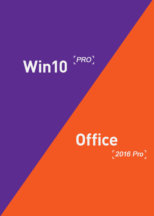 Official MS Win10 PRO OEM + MS Office2016 Professional Plus Keys Pack